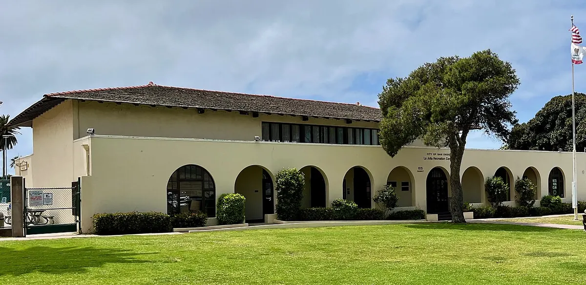 La Jolla Recreation Center in San Diego, photographed in 2024.