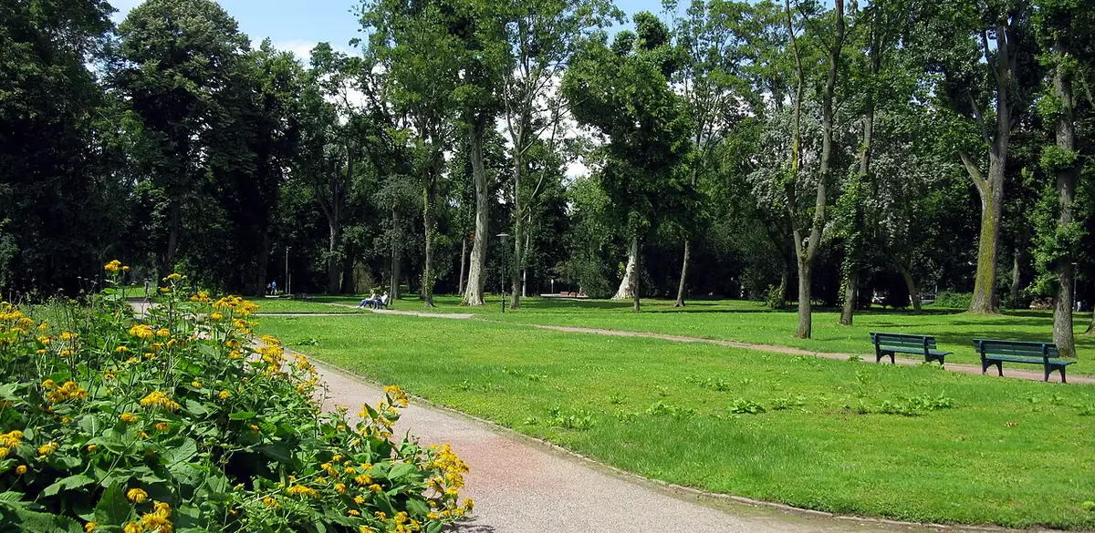 Hofgarten, Düsseldorf (Foto von 2016).