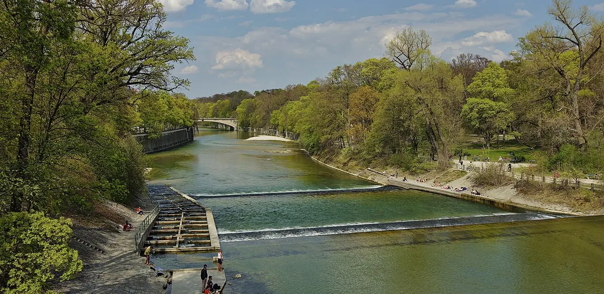 Maximiliansanlagen, München (Foto von 2020).