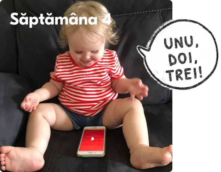 Child in Week 4 Progress