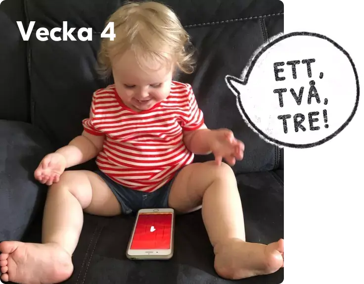 Child in Week 4 Progress